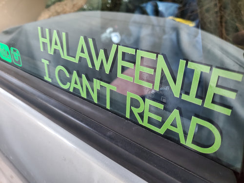 HALAWEENIE I CAN'T READ(Full size 8 inch)LIMITED EDITION