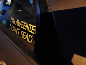 HALAWEENIE I CAN'T READ(Full size 8 inch)LIMITED EDITION